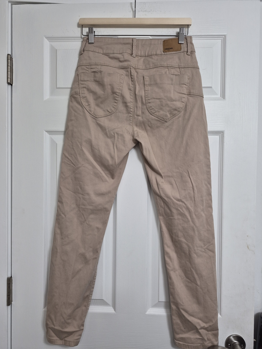 Tristan Slim Straight Women's Pants in Light Tan